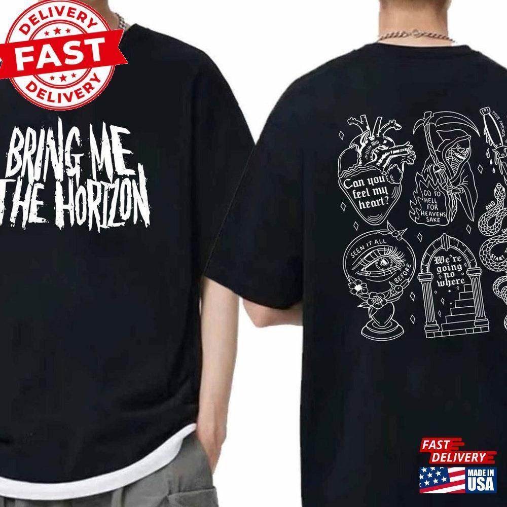 Bring Me The Horizon Album Shirt Tour  Rock Band Tee Unisex 2 Sided